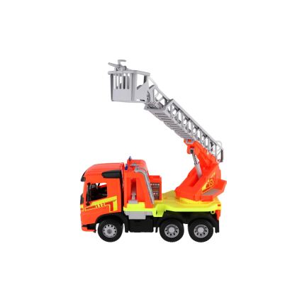 Volvo-Feuerwehrauto mit Leiter, 48 cm, orange