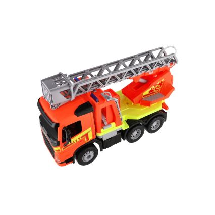 Volvo-Feuerwehrauto mit Leiter, 48 cm, orange