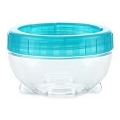 Vorratsdose INTERLOCK 0,18 l, türkis/transparent