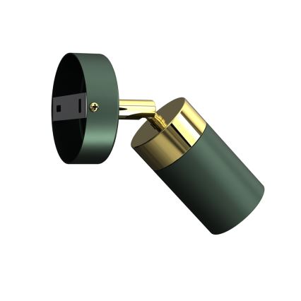 Wand-Spotleuchte JOKER 1xGU10/25W/230V grün/gold