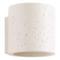Wand-Spotleuchte ORBIS 1xG9/8W/230V Beton/Creme