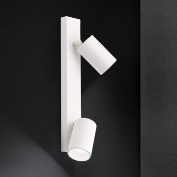 Wand-Spotleuchte SEAN 2xGU10/13W/230V weiß