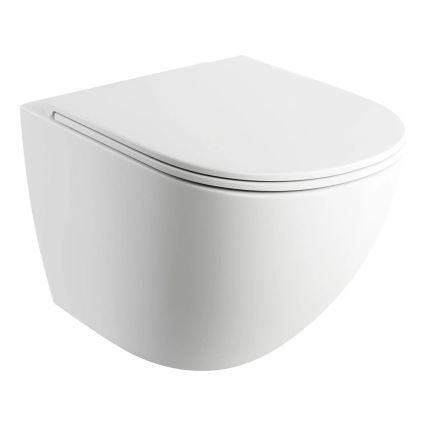 Wandhängendes WC OTTAWA + WC-Sitz SoftClose OTTAWA + Betätigungsplatte SIGMA + Unterputz-Modul + Isolierunterlage