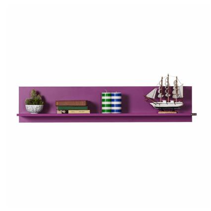 Wandablage 25x120 cm violett