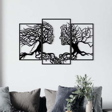 Wanddekoration 116x71 cm Baum des Lebens Metall