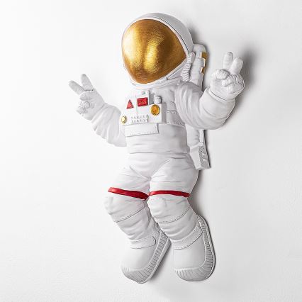 Wanddekoration 47x35 cm Astronaut golden