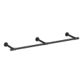 Wandgarderobe für Kleiderbügel LINEA, schwarz