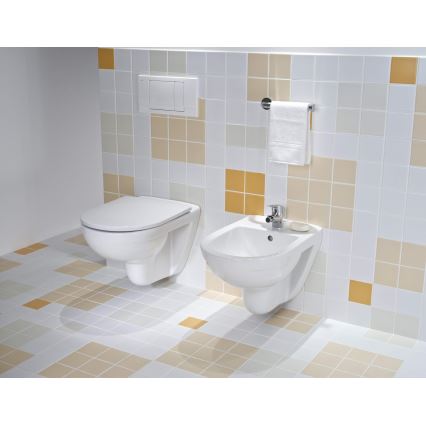 Wandhängendes randloses WC LYRA + WC-Sitz SoftClose LYRA + Spültaste DUAL + Unterputzmodul + Isolierunterlage