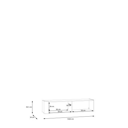 Wandhängeschrank INAR beige