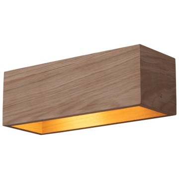 Wandlampe KENZO 2xG9/6W/230V Eiche – FSC-zertifiziert