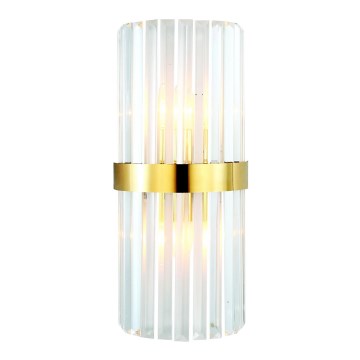 Wandleuchte 2xE14/7W/230V golden