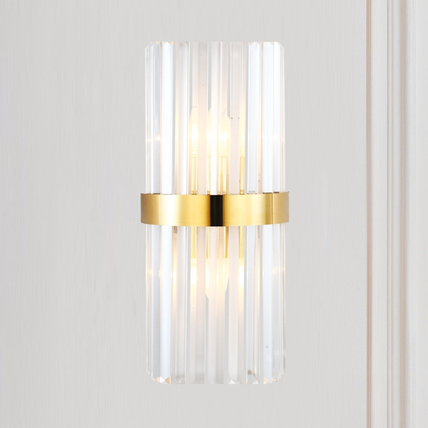 Wandleuchte 2xE14/7W/230V golden