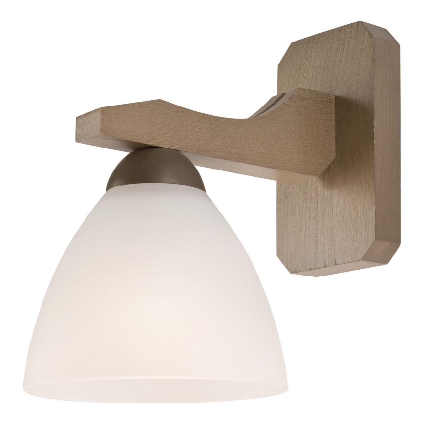 Wandleuchte ADRIANO 1xE27/60W/230V Buche