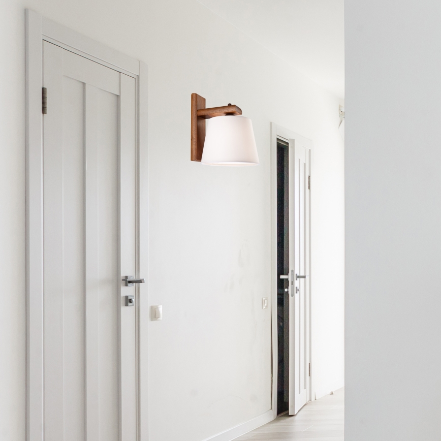 Wandleuchte AIDA 1xE27/60W/230V Eiche