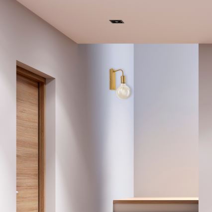 Wandleuchte ASTRID 1xE27/60W/230V golden