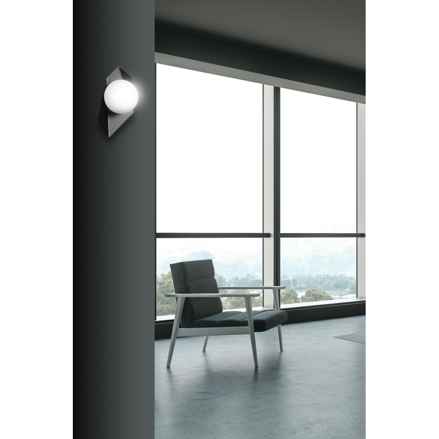 Wandleuchte DRIFTON 1xE14/10W/230V schwarz