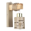 Wandleuchte ELEN 1xE27/35W/230V beige/gold/braun