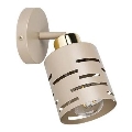Wandleuchte ELEN 1xE27/35W/230V Beige/Gold