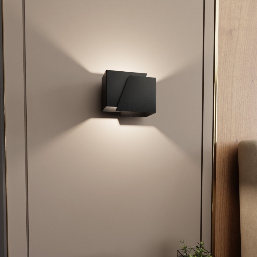Wandleuchte FROST 1xG9/8W/230V schwarz