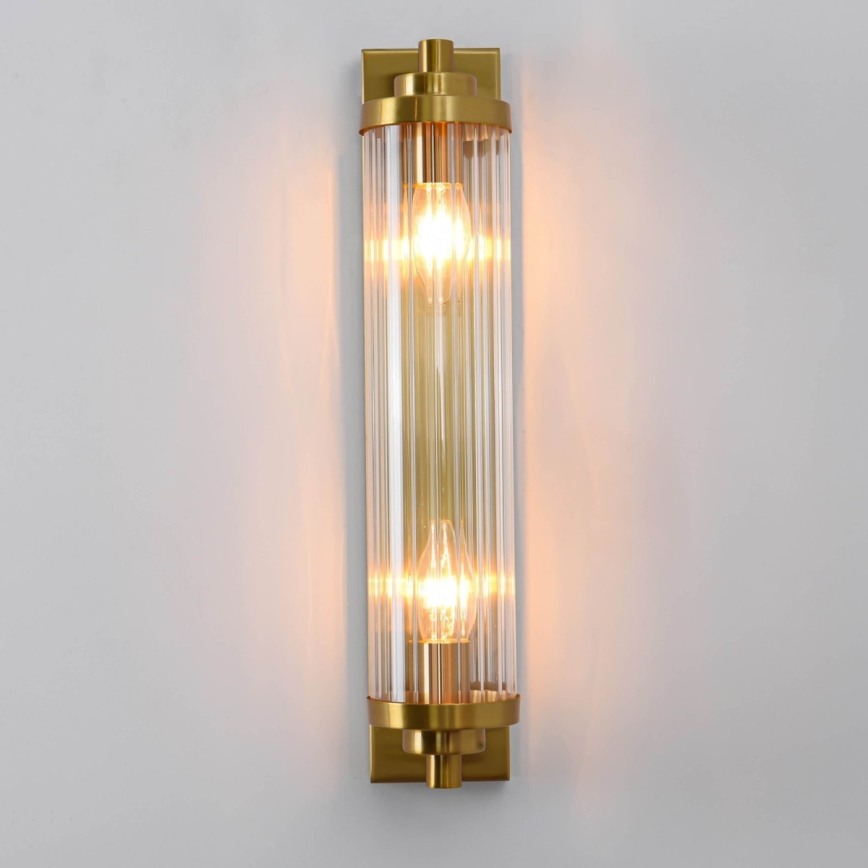 Wandleuchte LORENZO 2xE14/40W/230V goldfarben
