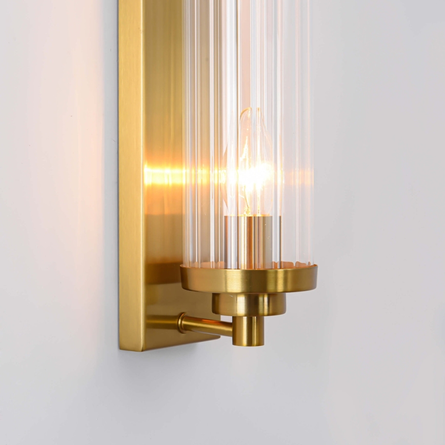 Wandleuchte LORENZO 2xE14/40W/230V goldfarben