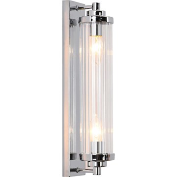 Wandleuchte LORENZO 2xE14/40W/230V, Hochglanz-Chrom