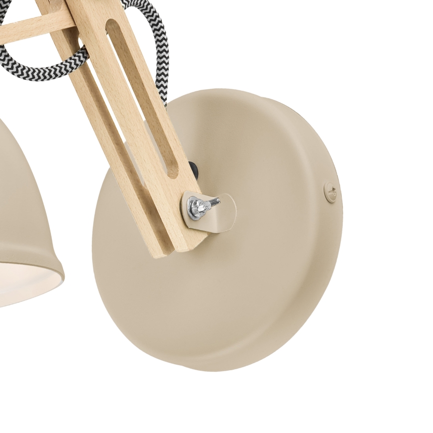 Wandleuchte MARCELLO 1xE27/15W/230V beige