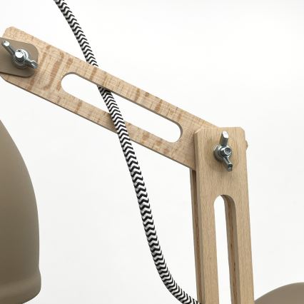 Wandleuchte MARCELLO 1xE27/15W/230V beige