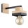 Wandleuchte MIKO 1xE27/15W/230V schwarz/beige
