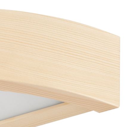 Wandleuchte NATURAL 1xE27/60W/230V Kiefer/beige