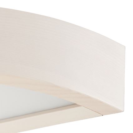 Wandleuchte NATURAL 1xE27/60W/230V Kiefer/Cremefarben