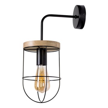 Wandleuchte NETUNO 1xE27/25W/230V Eiche