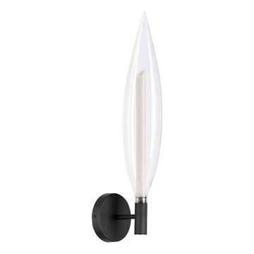 Wandleuchte NORDIC 1xG9/5W/230V schwarz/transparent