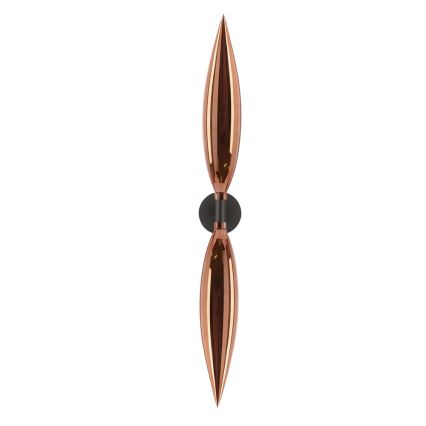 Wandleuchte NORDIC 2xG9/5W/230V schwarz/kupfer