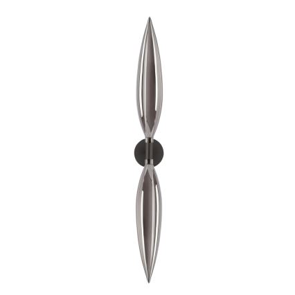Wandleuchte NORDIC 2xG9/5W/230V schwarz/rauchgrau