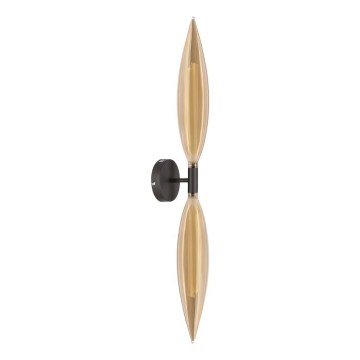 Wandleuchte NORDIC 2xG9/5W/230V schwarz/rauchiges Beige