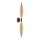 Wandleuchte NORDIC 2xG9/5W/230V schwarz/rauchiges Beige