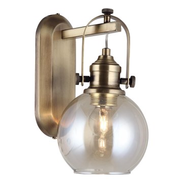 Wandleuchte POLINO 1xE27/40W/230V bronzefarben