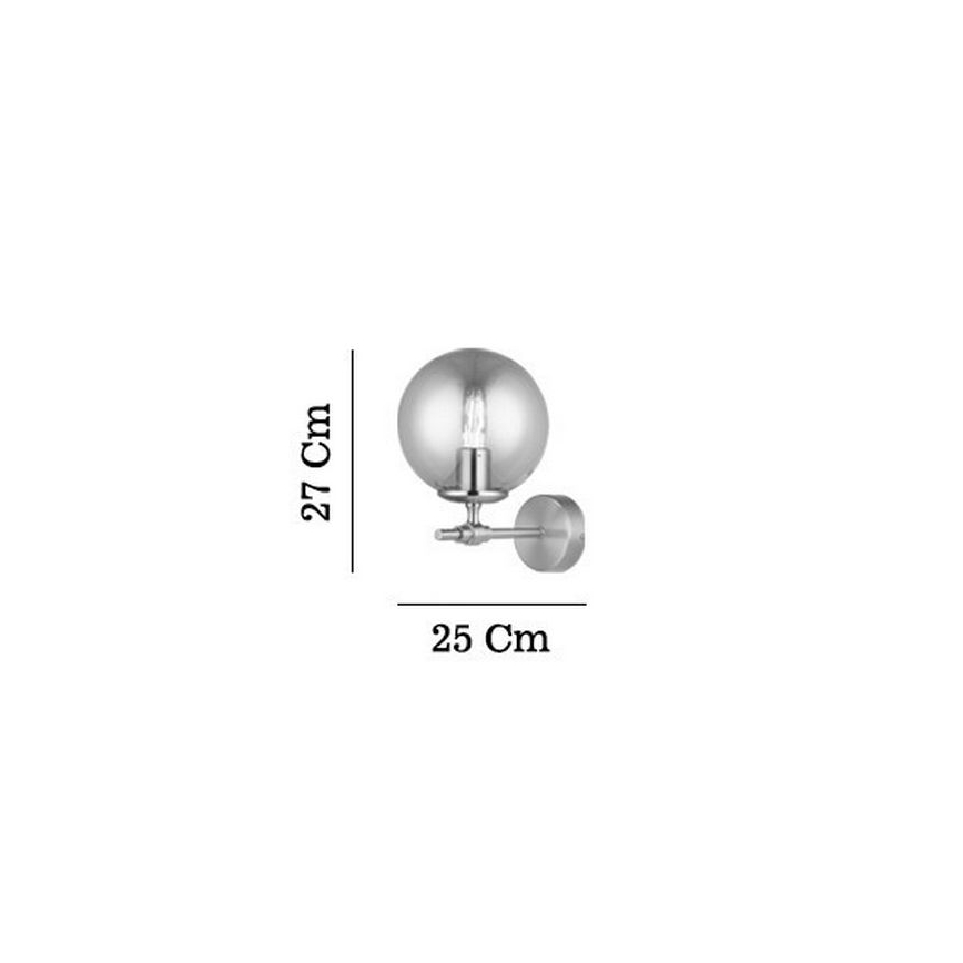 Wandleuchte POLINO 1xE27/40W/230V goldfarben