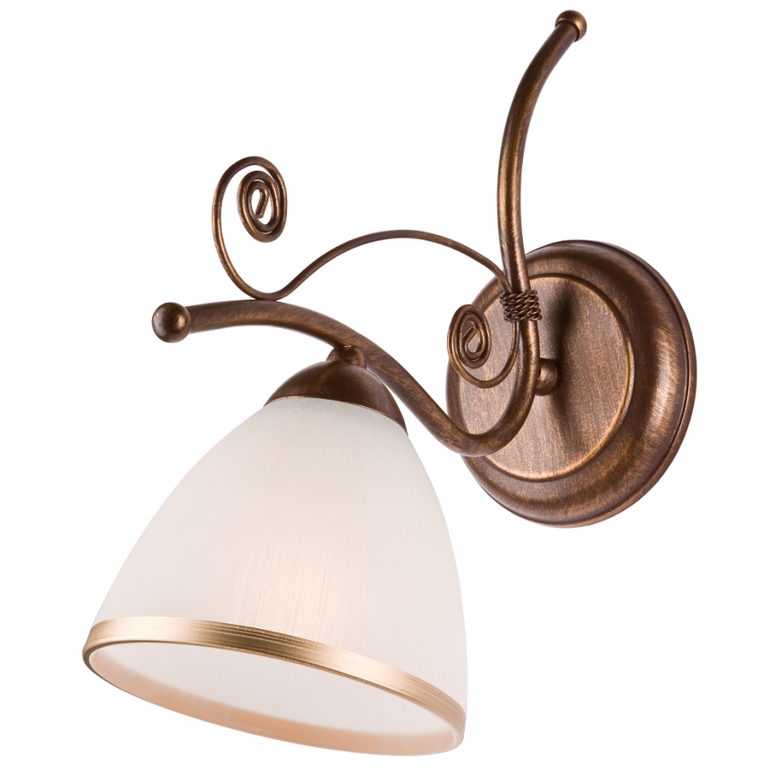 Wandleuchte RETRO II 1xE27/60W/230V bronzen