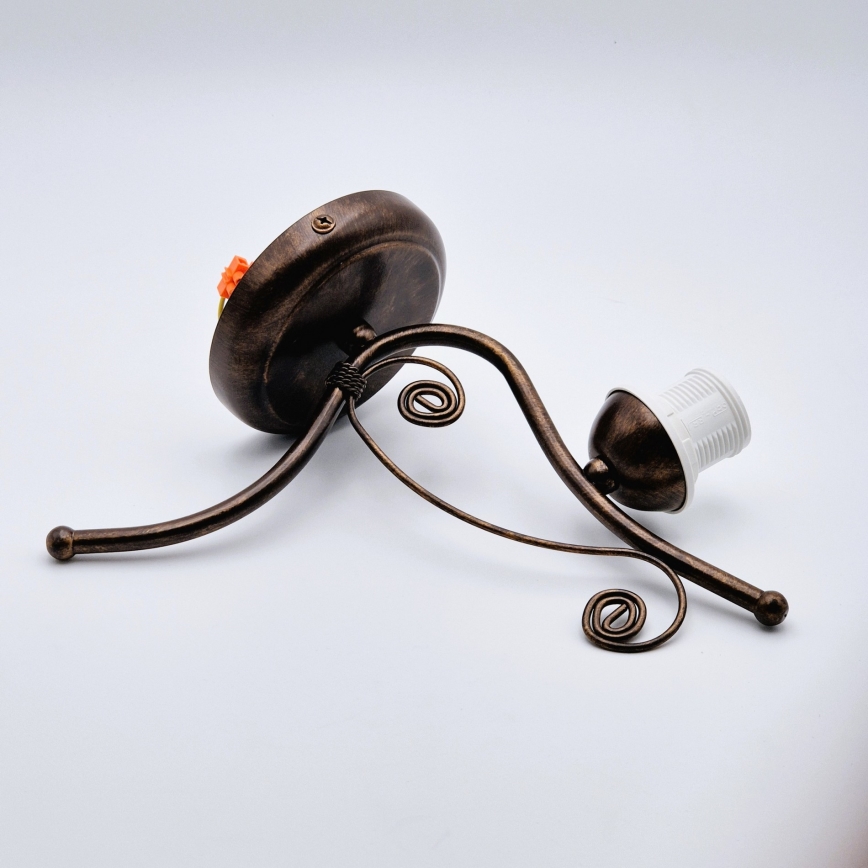Wandleuchte RETRO II 1xE27/60W/230V bronzen
