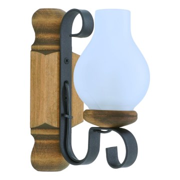 Wandleuchte RUSTIC 1xE14/40W/230V Buche - FSC-zertifiziert