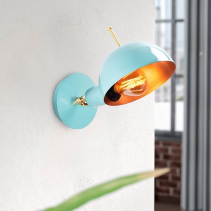 Wandleuchte SIVANI 1xE27/40W/230V blau
