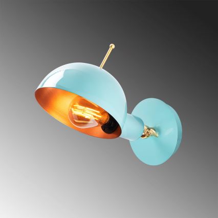 Wandleuchte SIVANI 1xE27/40W/230V blau