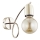 Wandleuchte TANGO 1xE27/15W/230V golden
