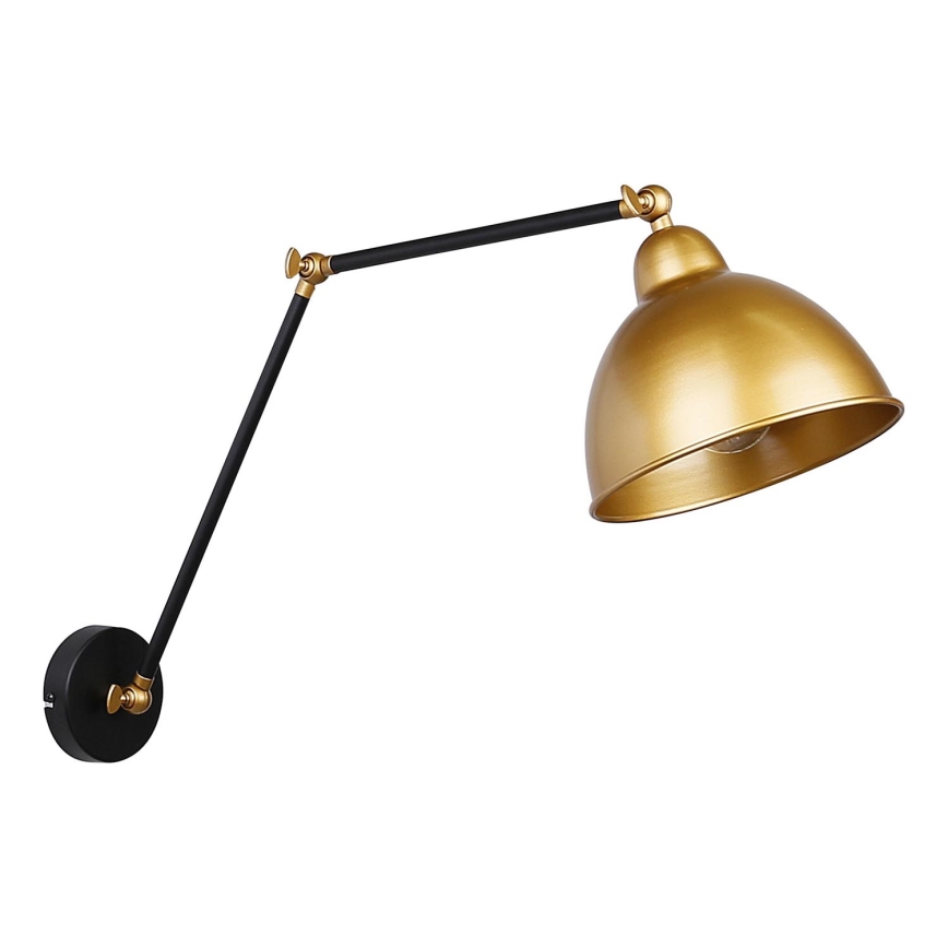 Wandleuchte TRUCK 1xE27/40W/230V gold/schwarz