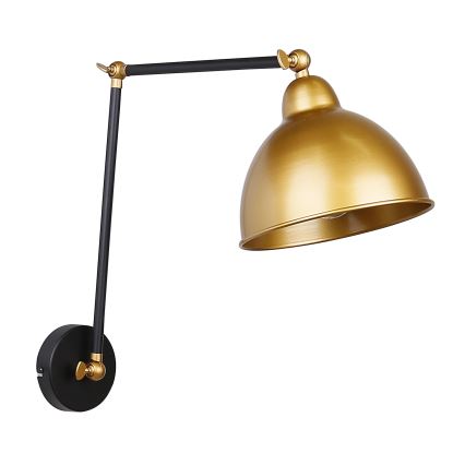 Wandleuchte TRUCK 1xE27/40W/230V gold/schwarz