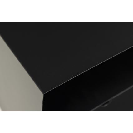 Wandmontierbarer Nachttisch BEKIM, schwarz