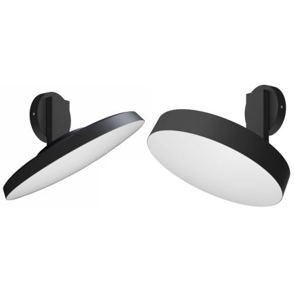 Wandmontierter, verstellbarer Montagehalter VARIO schwarz