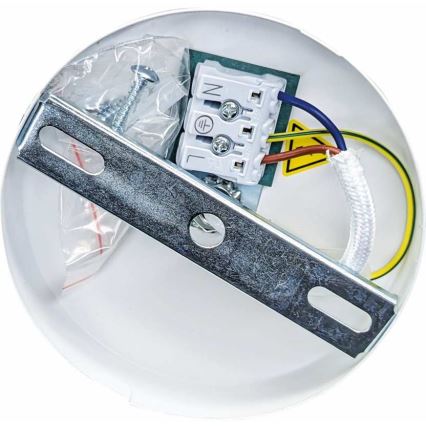 Wandmontierter, verstellbarer Montagehalter VARIO weiß